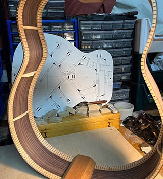 lutherie - création de guitare